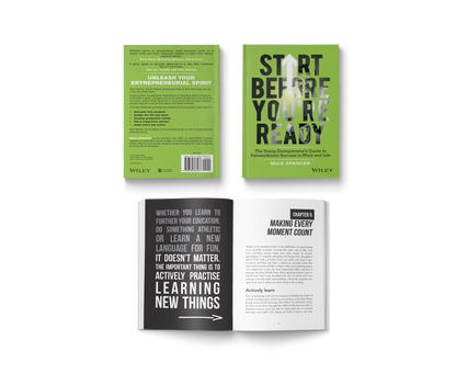 Signed Copy - Start Before You're Ready Book